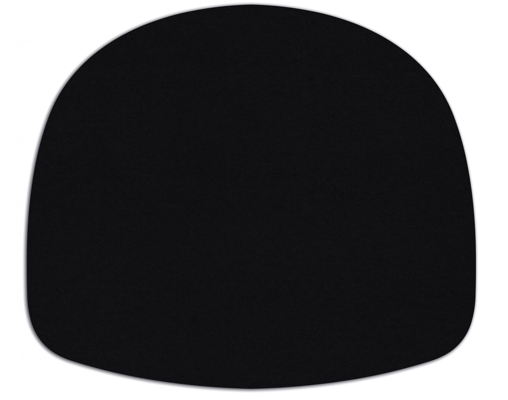 Coussin d’assise – assise en feutre About A Stool Hey Sign OFFRE SPECIALE Noir